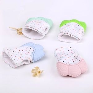 Baby teether mittens